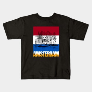 Dutch Pride in Amsterdam Kids T-Shirt